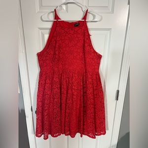 Torrid - Red Lace Dress - size 22
